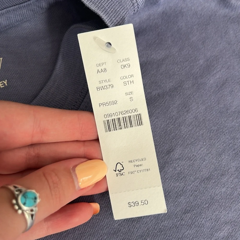 J. Crew Vintage Jersey Short Sleeve Tee